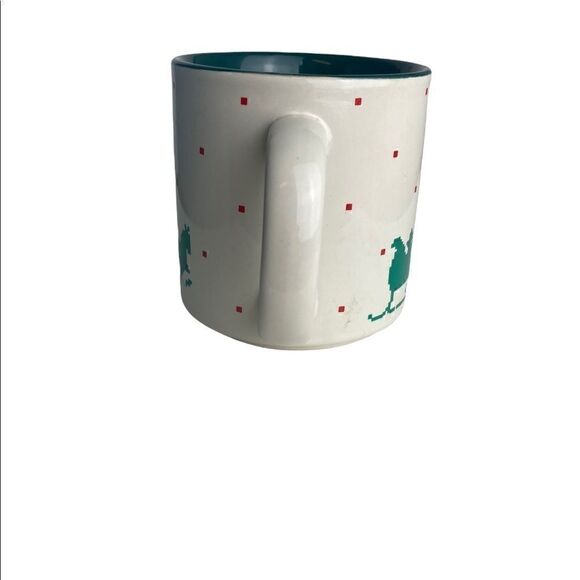 Willitts Designs Vintage 1986 Pixel Santa Reindeer & Sleigh 8 oz Mug - Picture 7 of 12